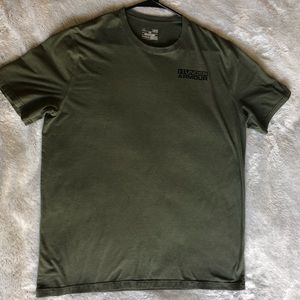 Men’s Army Green Under Armour T-Shirt